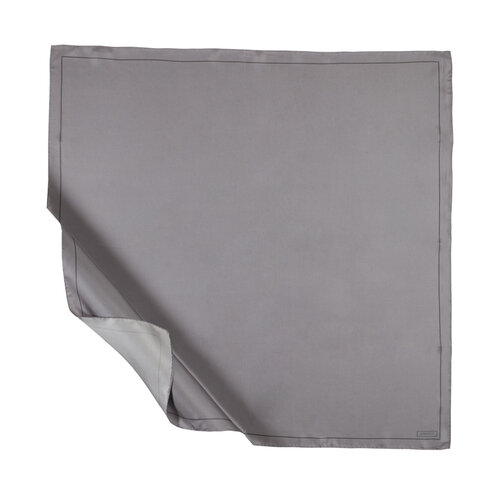 Silver Frame Silk Twill Scarf