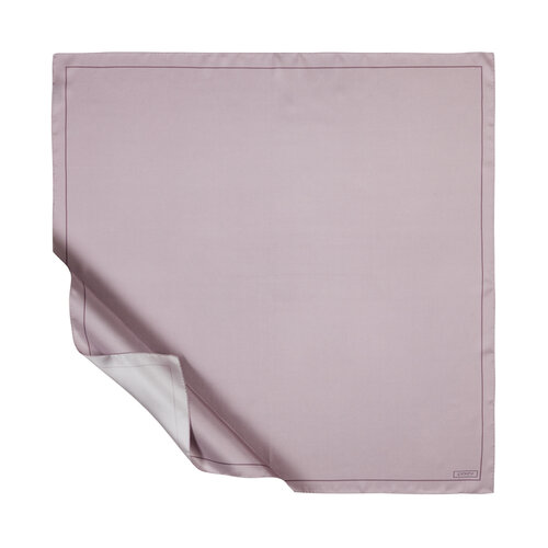 Soft Lilac Frame Silk Twill Scarf