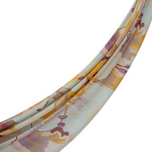 Stone Flower Marble Cotton Scarf - Thumbnail