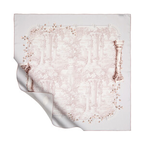 Stone The Garden of Juliet Twill Silk Scarf - Thumbnail