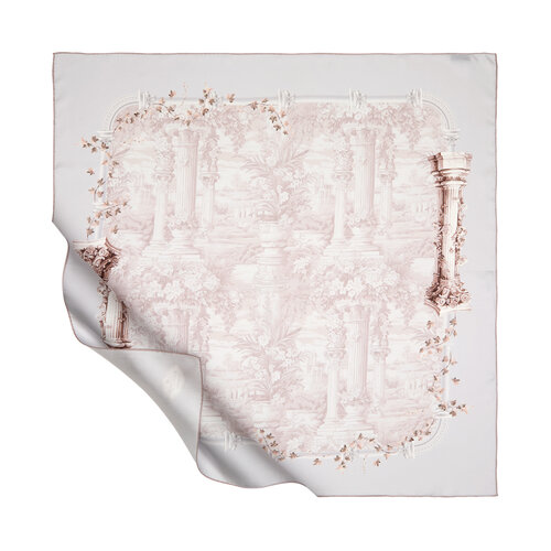 Stone The Garden of Juliet Twill Silk Scarf