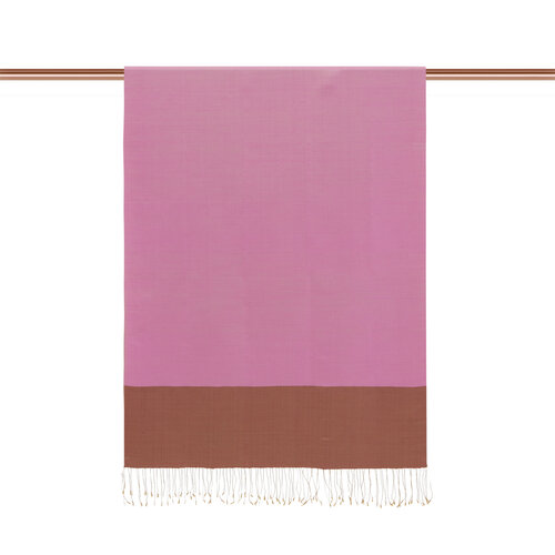 Sugar Pink Stone Reversible Silk Scarf