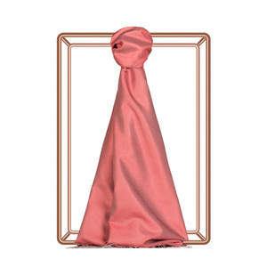 Terracotta Reversible Silk Scarf - Thumbnail