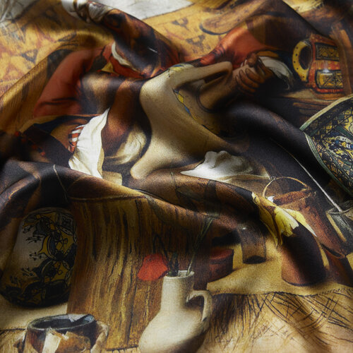 The Pottery Workshop Tanger Satin Silk Scarf