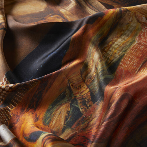 The Reception Satin Silk Scarf