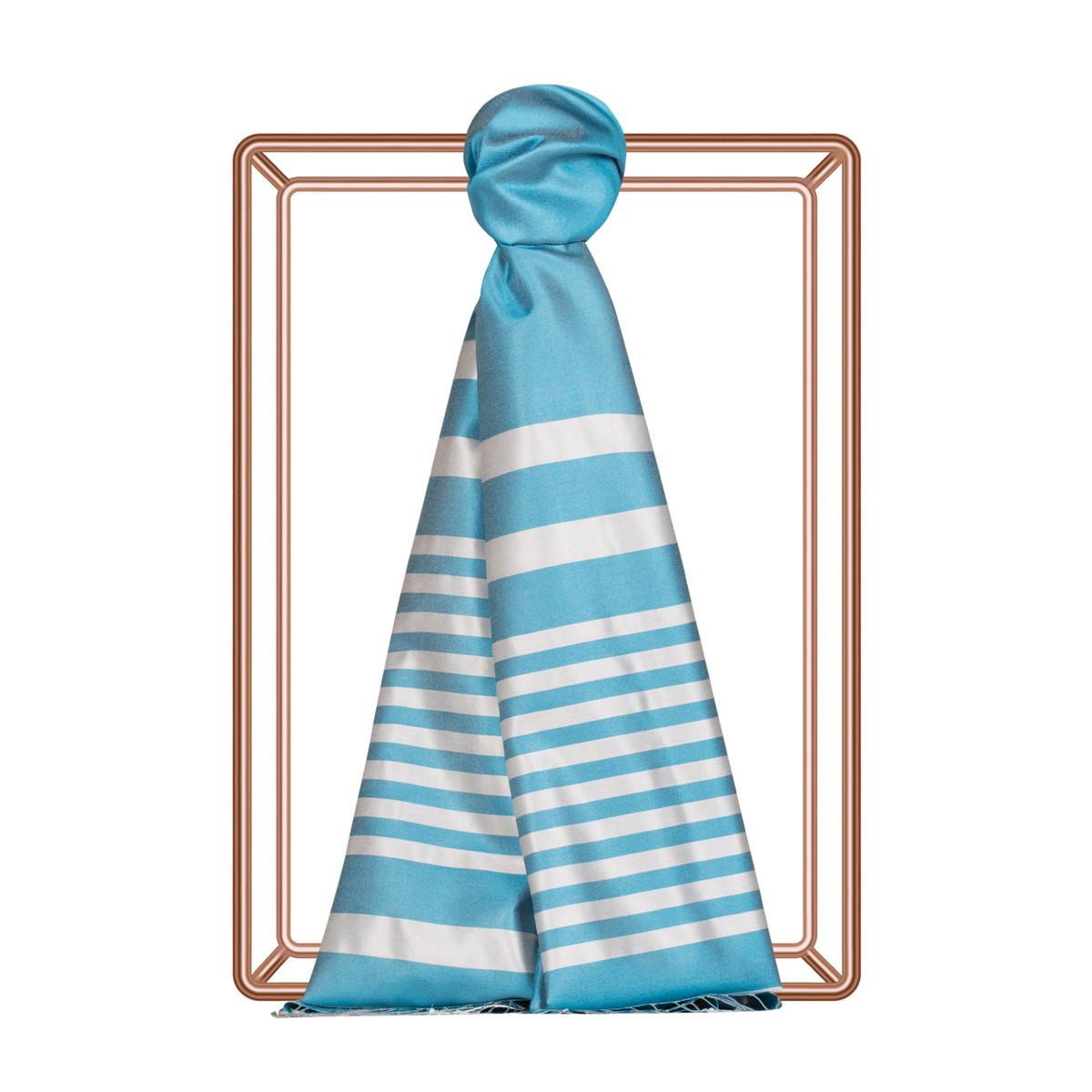striped silk scarf