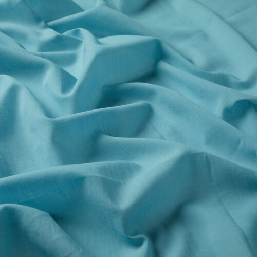 Turquoise Plain Cotton Scarf