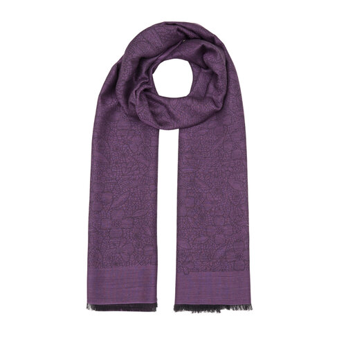 Violet Saadabad Garden Print Scarf